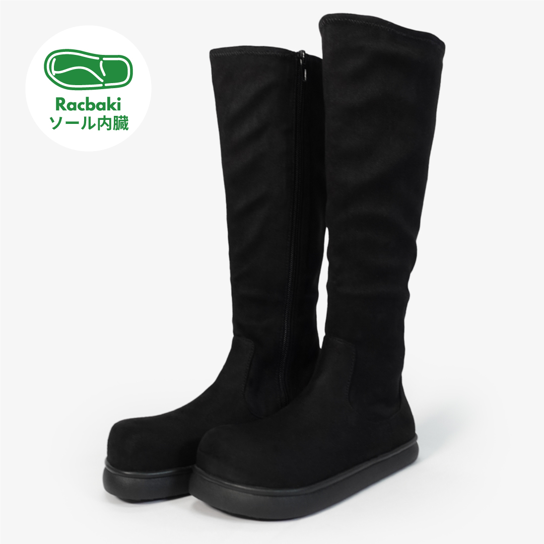 ソフトロングブーツ ブラック