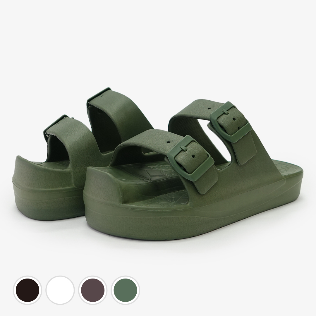 イージーサンダル ラップ カーキ