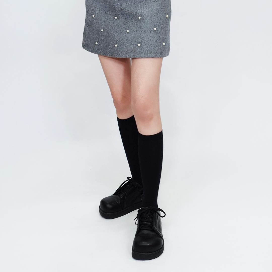 コートスニーカー ブラック/ブラック サイズ: レディースS（~23.0cm）