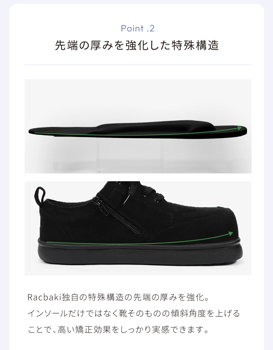 レースアップスニーカー特徴