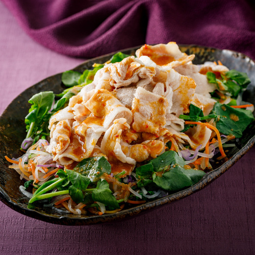 森崎さんのクレソンと豚肉の和風温しゃぶ（2人前）