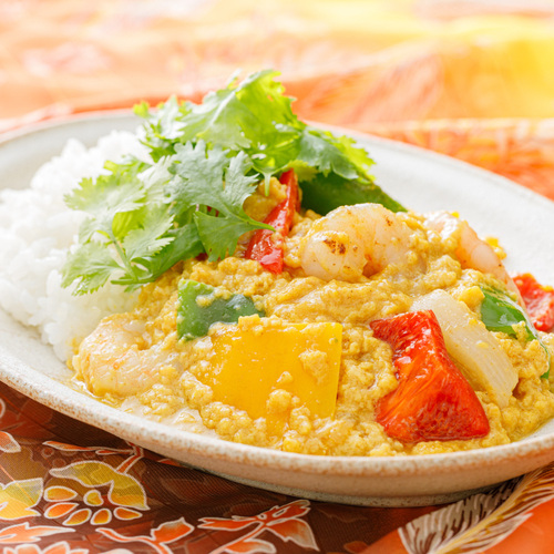海老と野菜の卵とじカレー〜クンパッポンカレー〜（2人前）
