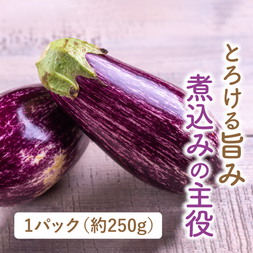 煮込み縞々なす（大阪府産）