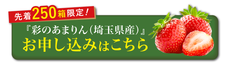【産地直送】矢島農園さんのいちご『彩のあまりん』（埼玉県産）