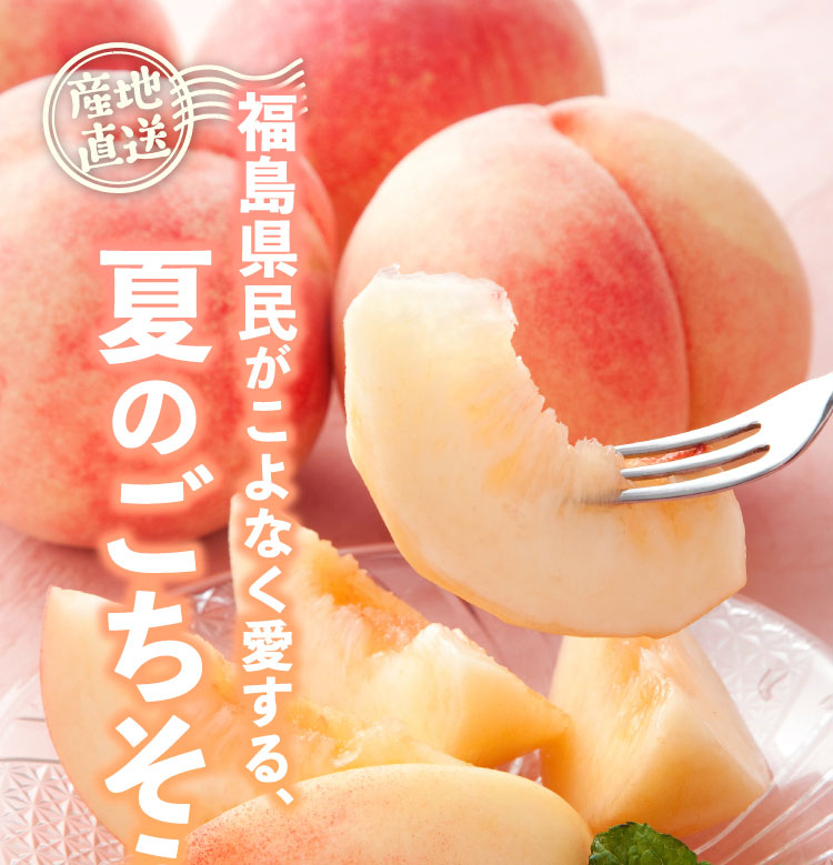 【産地直送】夏のごちそう『伊達の白桃』（福島県産）