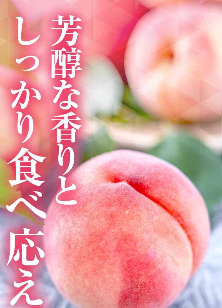 【産地直送】PlayestJAPANさんが作る『朝採れ桃（白桃系）』（山梨県産）