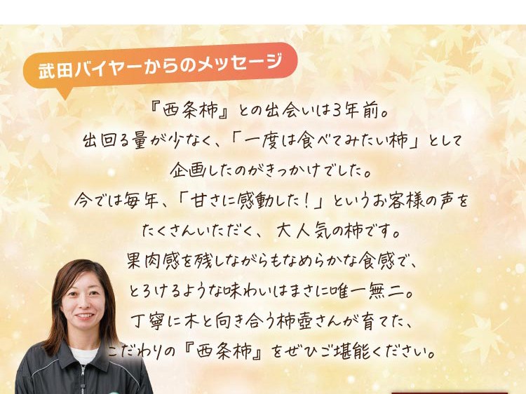 【産地直送】柿壺さんの『西条柿』（島根県産）