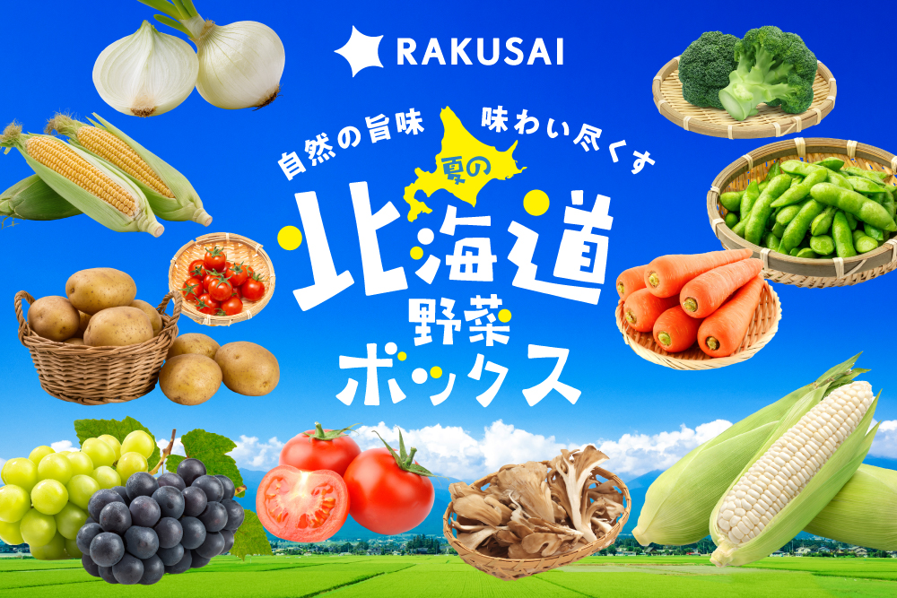 【バイヤー厳選】北海道の大地が育んだ旬の詰め合わせ『夏の北海道野菜ボックス』