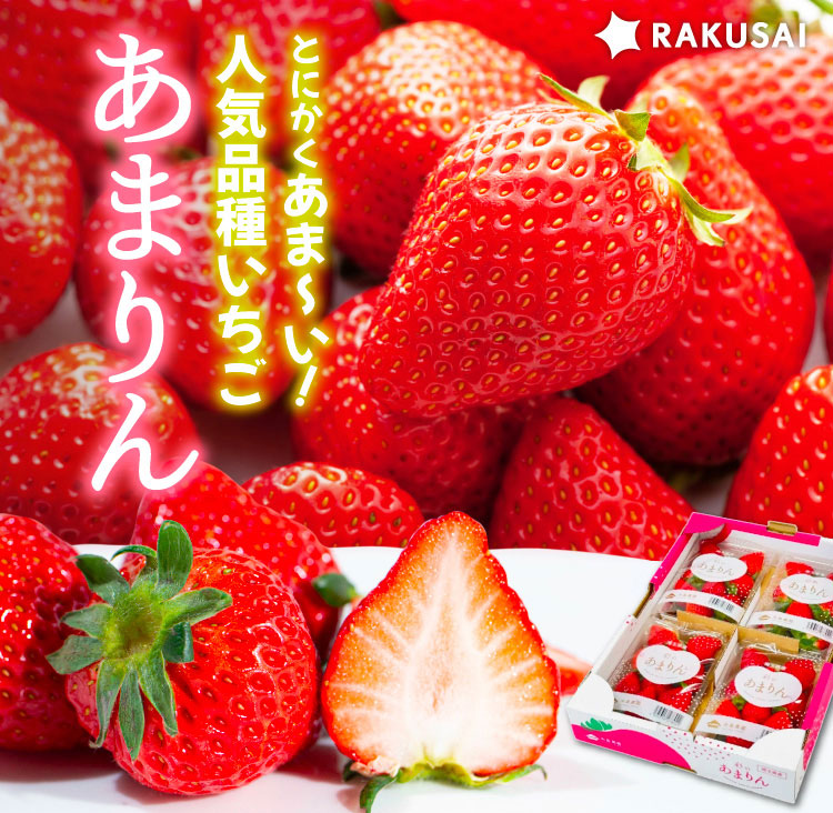 【産地直送】矢島農園さんのいちご『彩のあまりん』（埼玉県産）