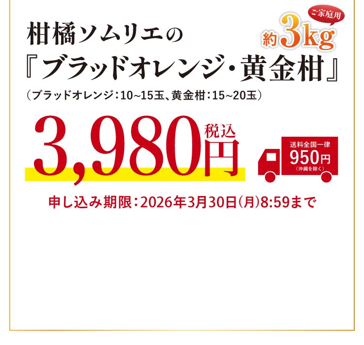 【産地直送】柑橘ソムリエの『ブラッドオレンジ・黄金柑』（愛媛県産）