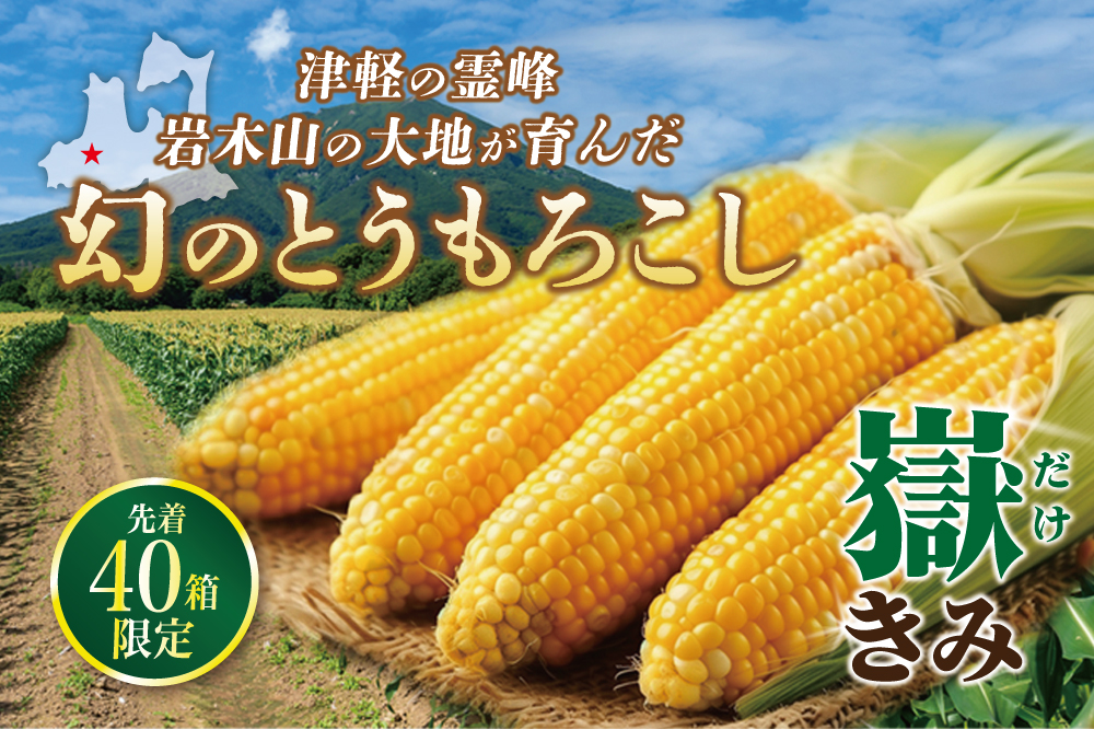 2025年8月11日(月)～8月25日(月)【バイヤー厳選】とうもろこし 嶽きみ 5本入り（青森県産）