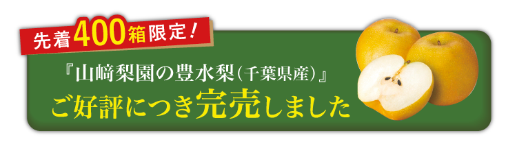 【バイヤー厳選】究極のみずみずしさ 山﨑梨園の『豊水梨』（千葉県産）