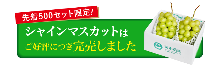 【産地直送】採れたて！岡木農園さんの至高のシャインマスカット（長野県産）
