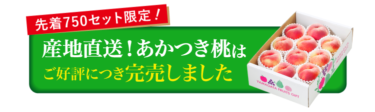 【産地直送】フルーツ王国が育てた 溢れる甘さ！あかつき桃（山形県産）