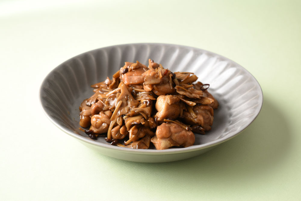 なめ茸風チキン煮込み