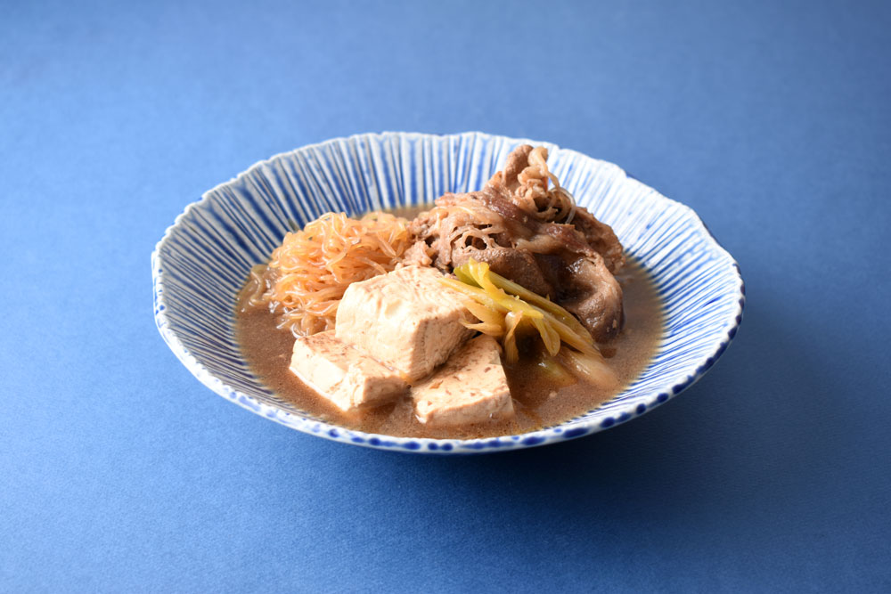 ふわとろねぎの牛肉豆腐