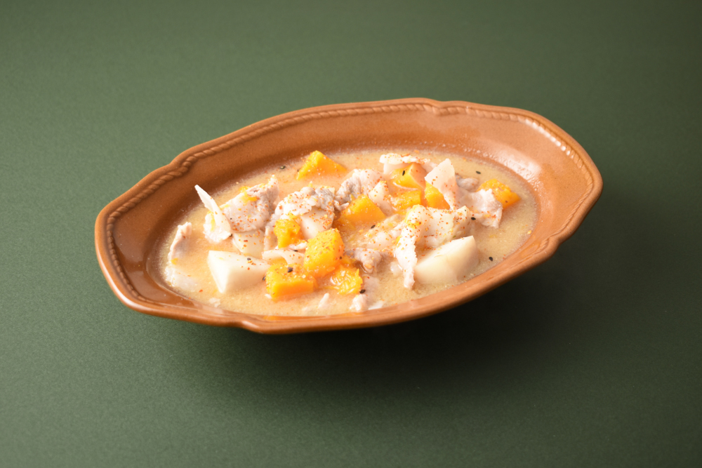 かぼちゃと里芋の豚汁