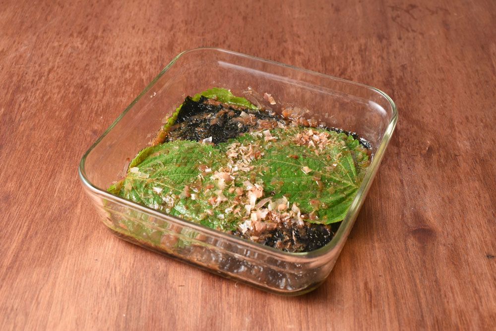 えごまと海苔のナムル風