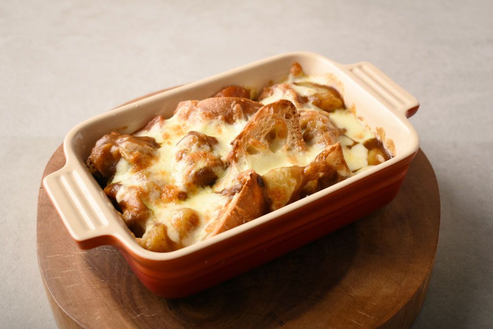 春野菜のカレーパングラタン