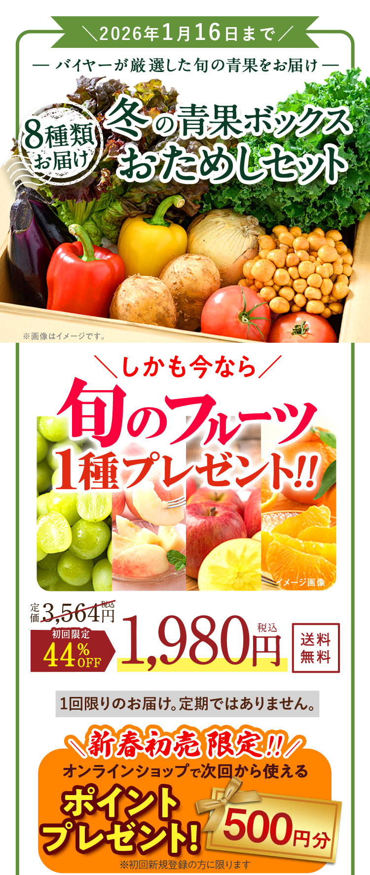 青果ボックスお試しセット｜RAKUSAI