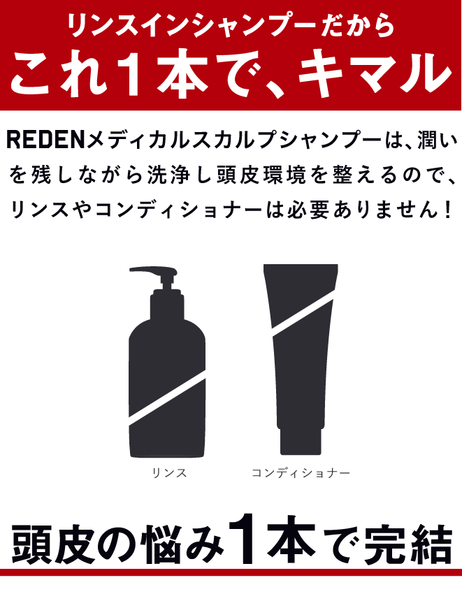 毎日使うものだからこれ1本で、キマル