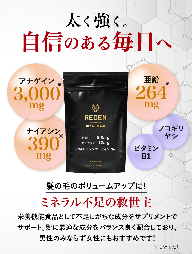 ボリュームアップサプリメントはミネラル不足の救世主