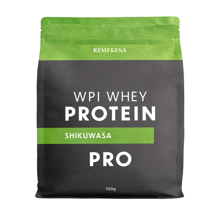 ホエイプロテイン（WPI）　シークヮーサー味 サイズ: 700g