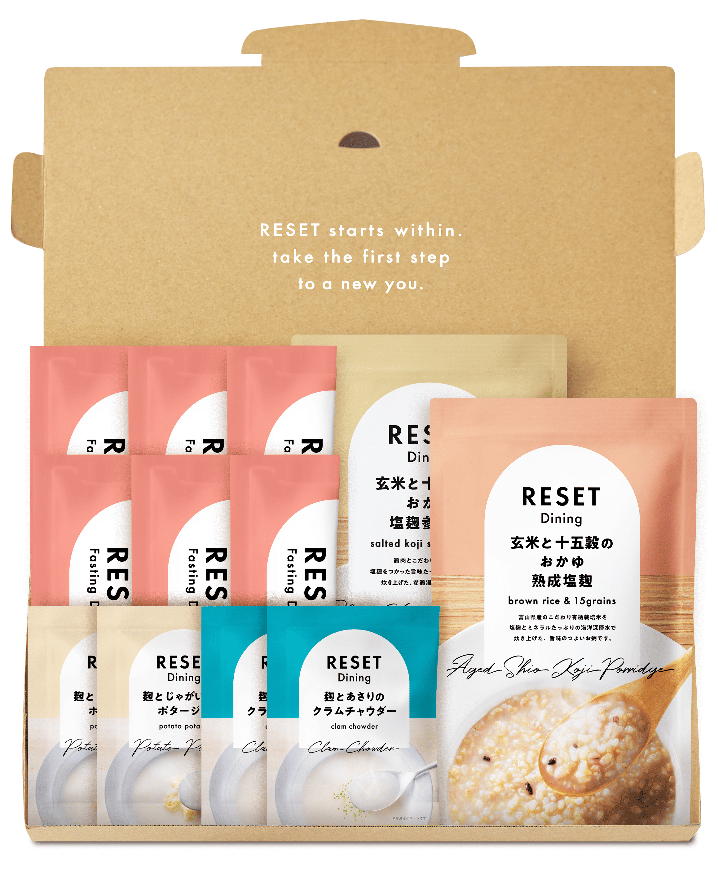 RESET BOX 通常セット ピーチティー