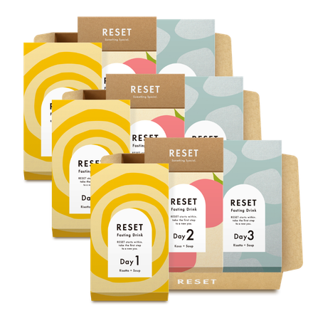 RESET BOX はちみつレモネード&ピーチティー（おまとめセット）