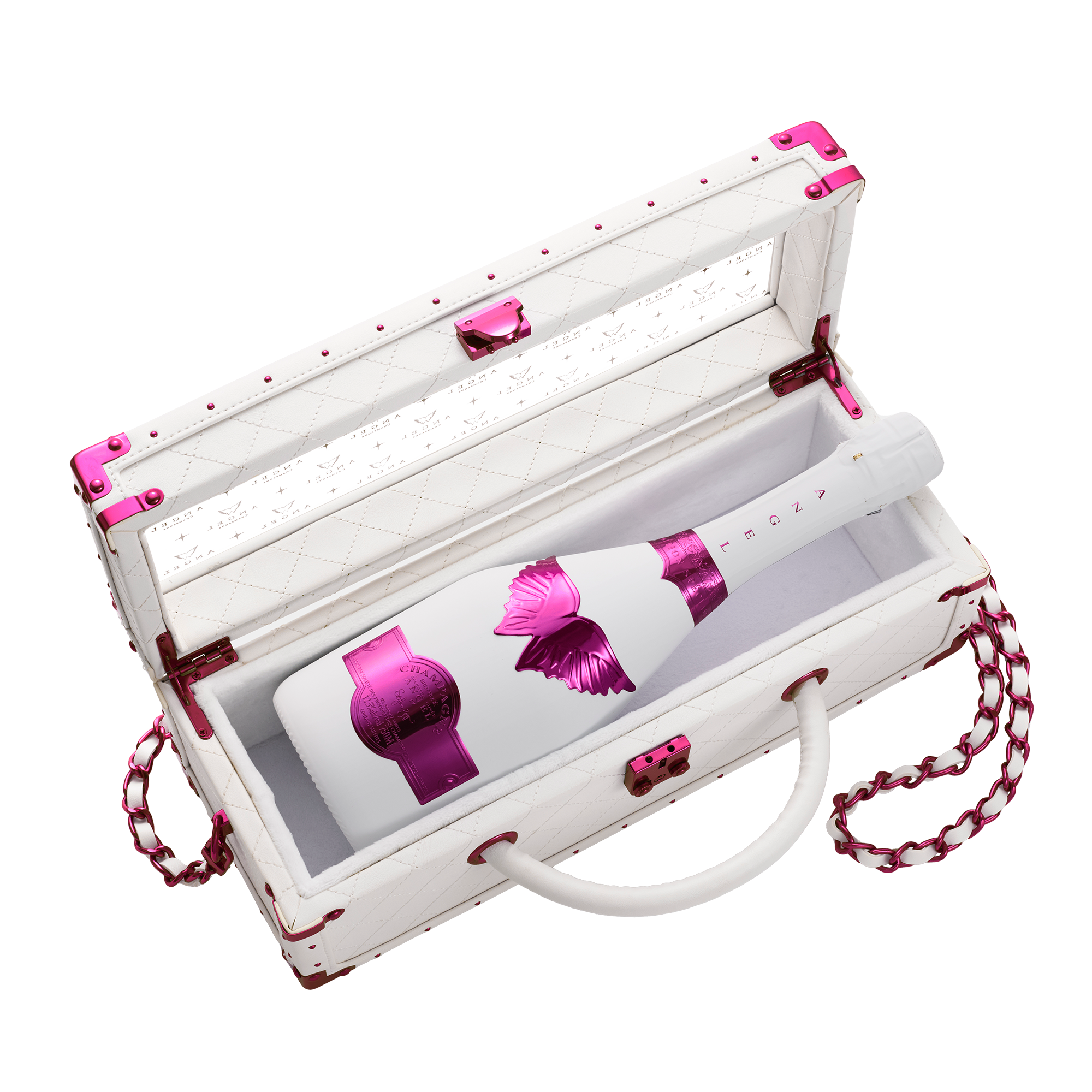 ANGEL CHAMPAGNE NV Brut Rose White -VALENTINE EDITION- - ANGEL