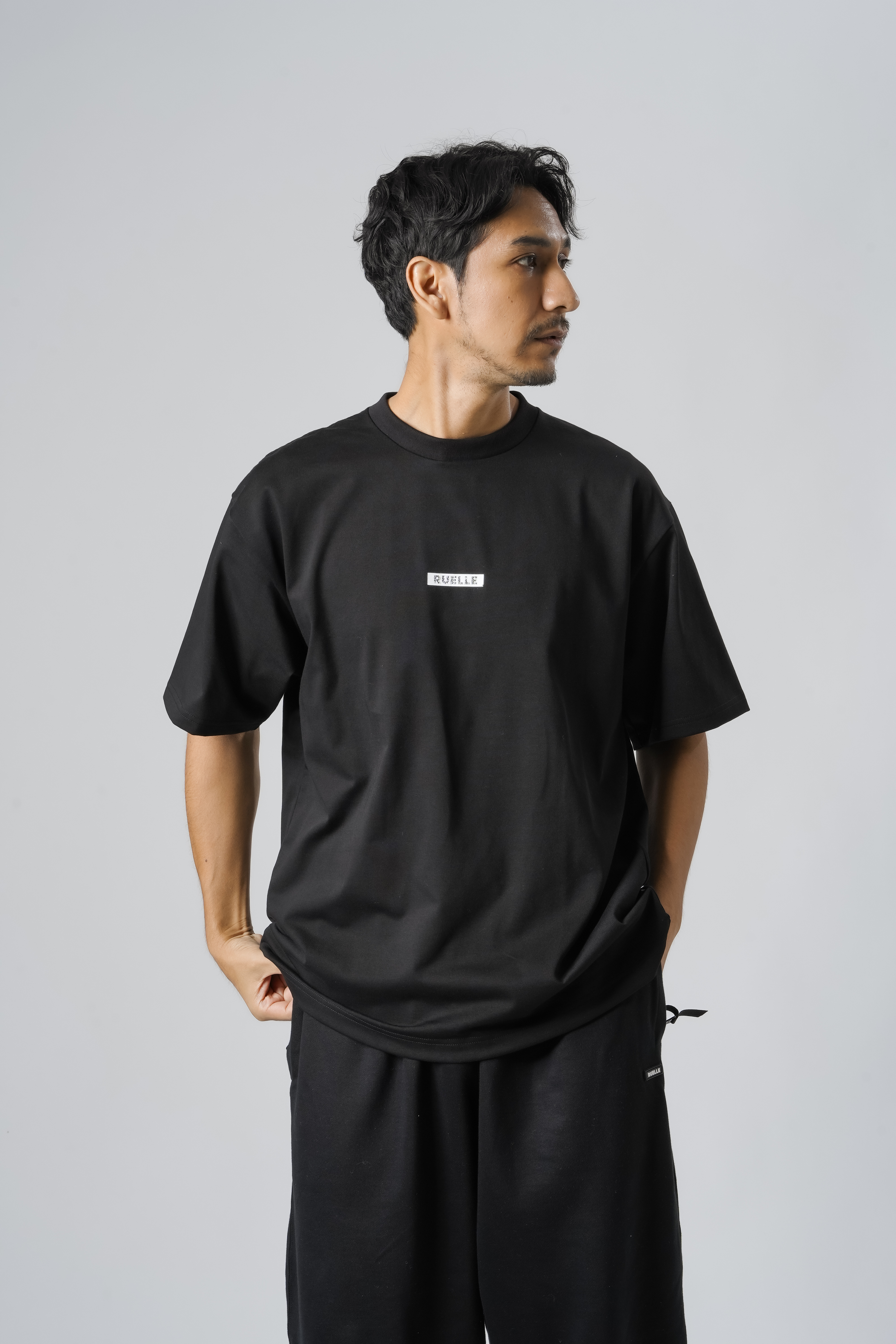 R-Logo Oversized Tee SIZE: M, カラー: Black