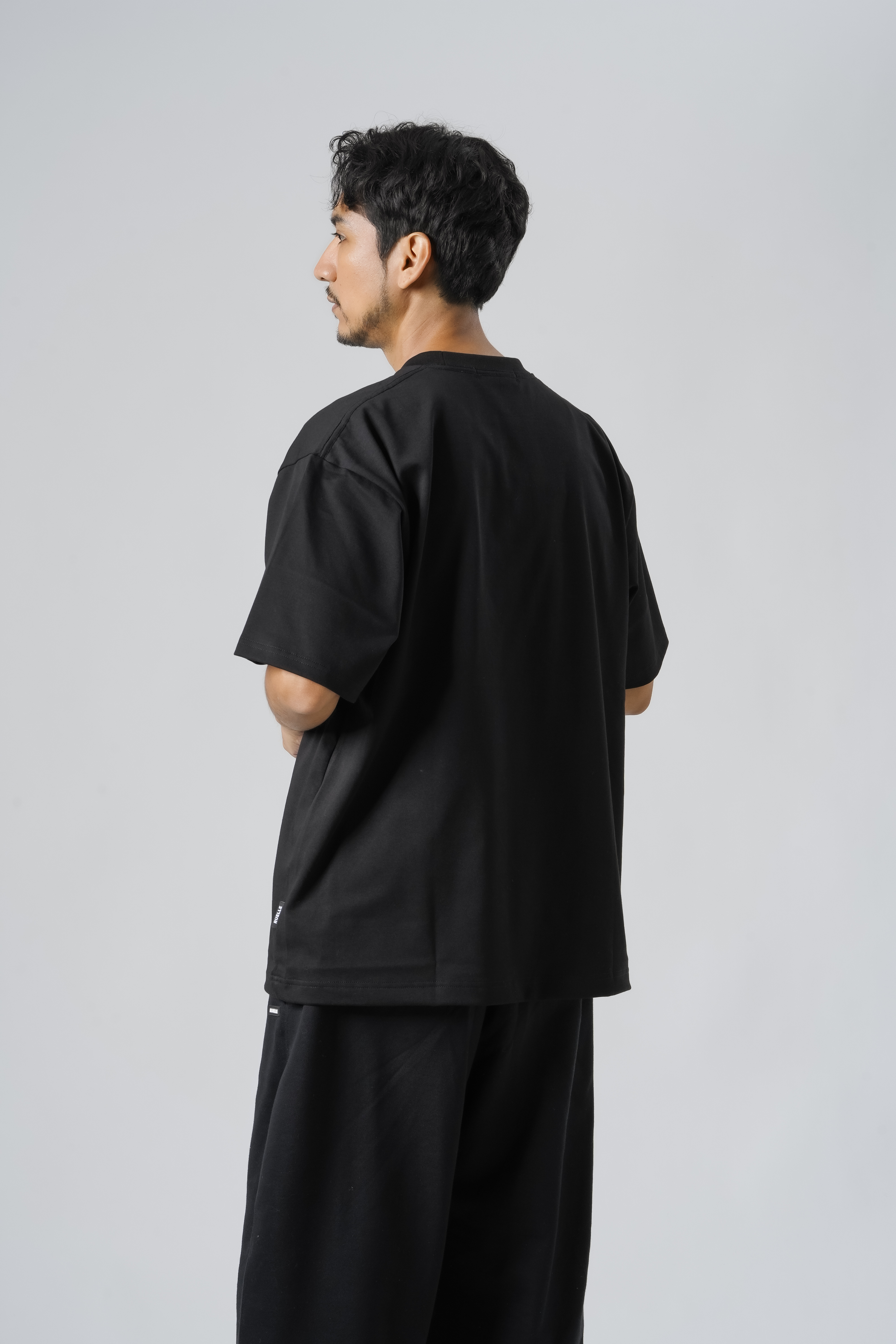 R-Logo Oversized Tee SIZE: M, カラー: Black