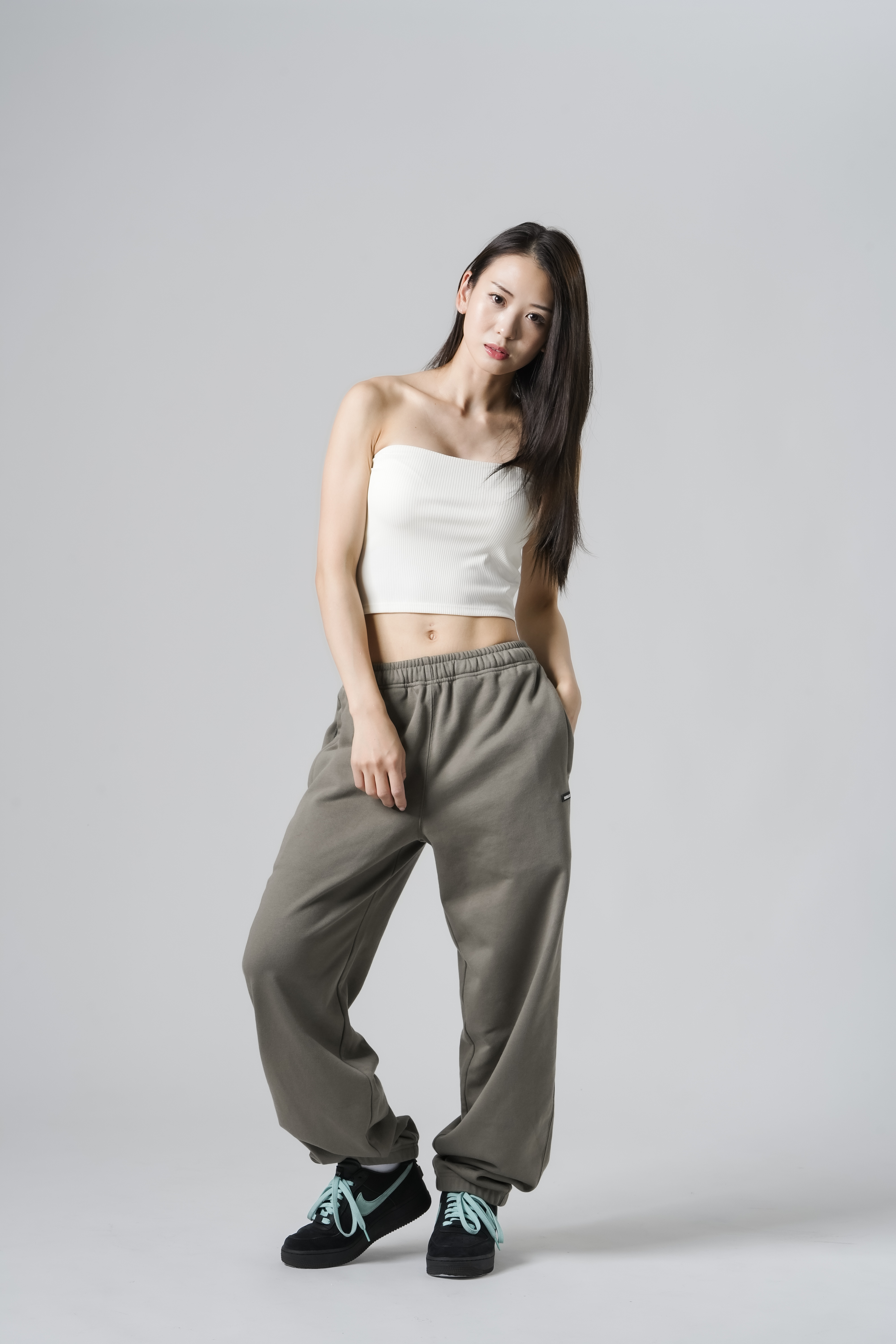 R-Sweat Pants SIZE: XS/S, カラー: Olive