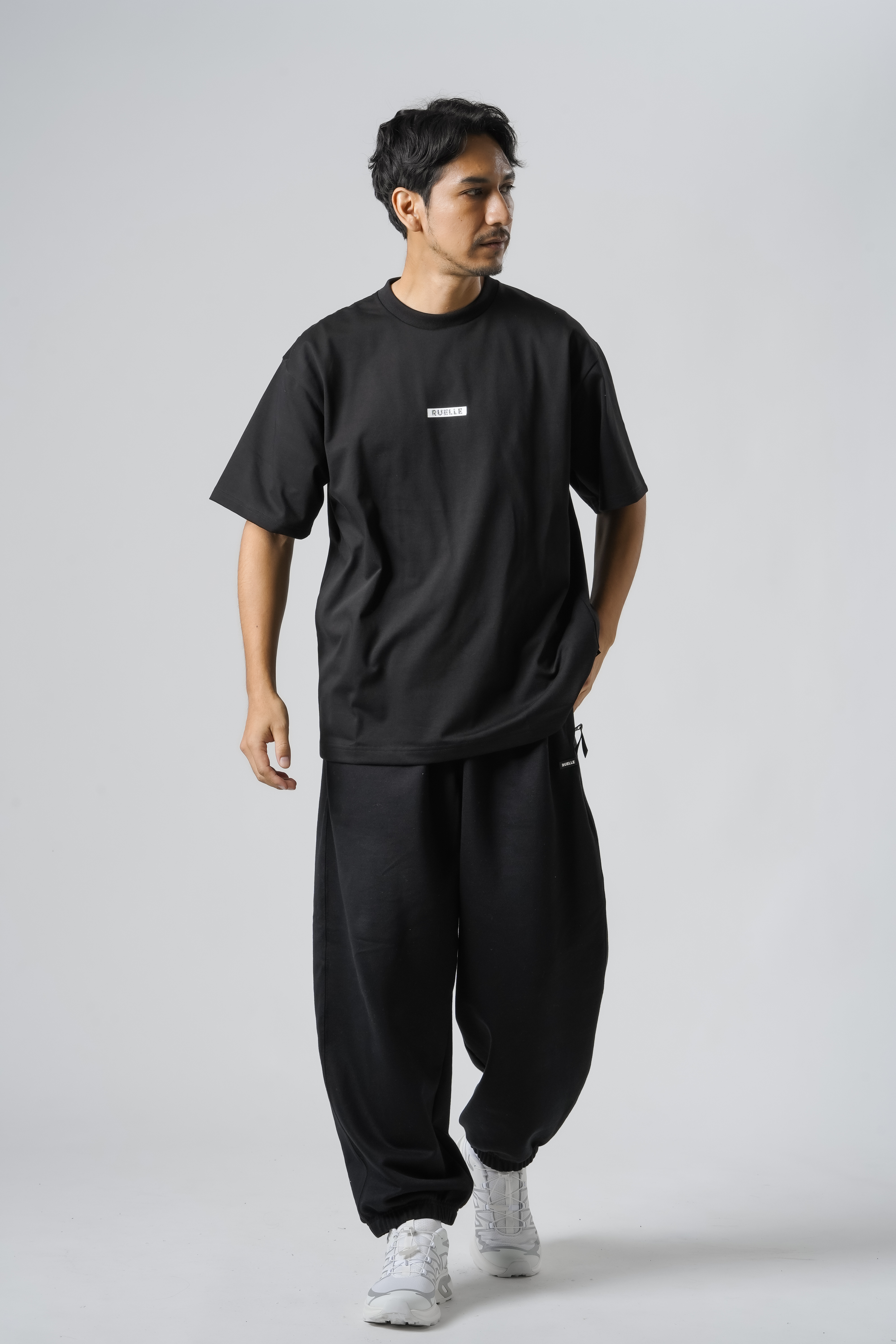 R-Logo Oversized Tee SIZE: M, カラー: Black
