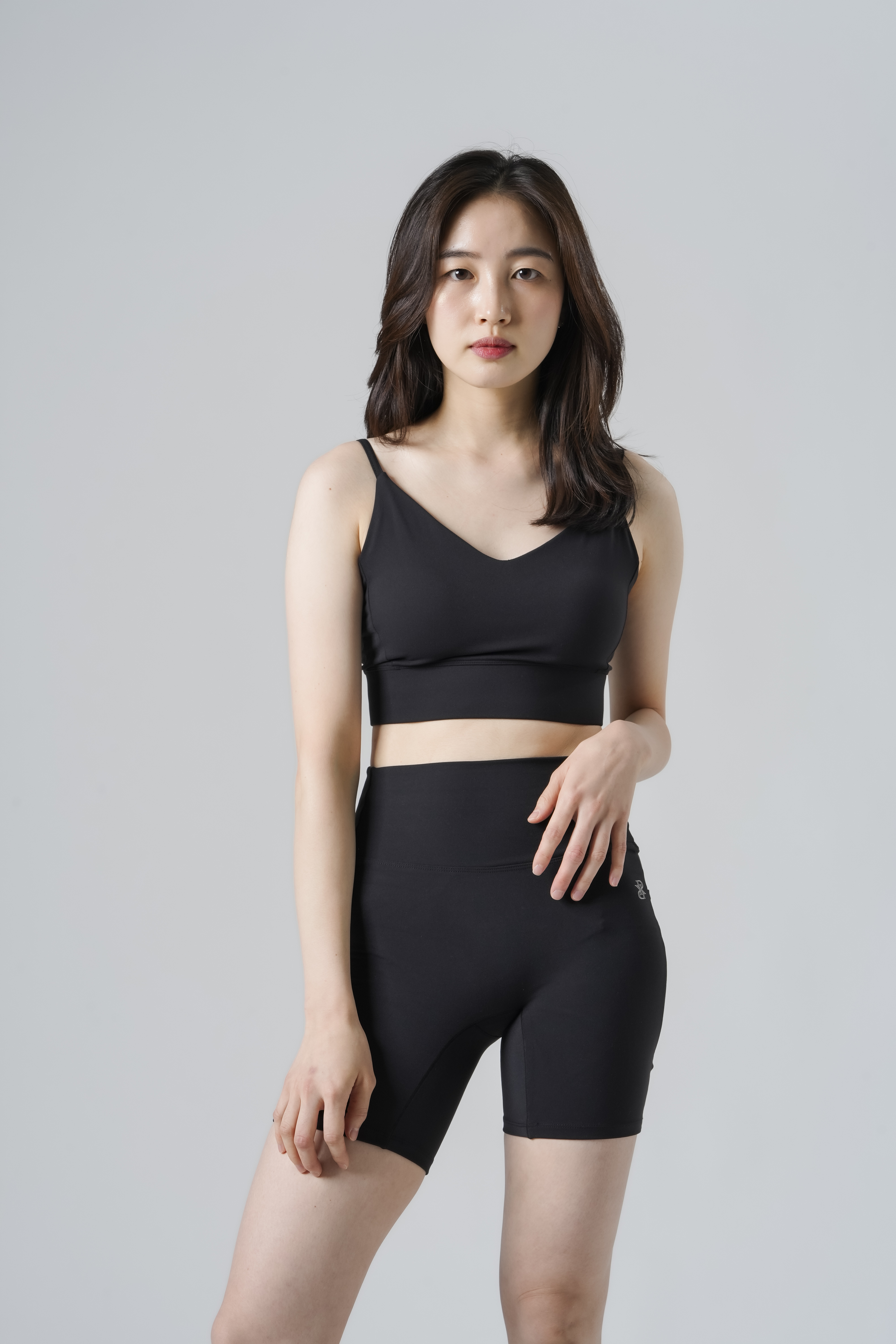 Aeral Fit Bra top SIZE: XS, カラー: Black