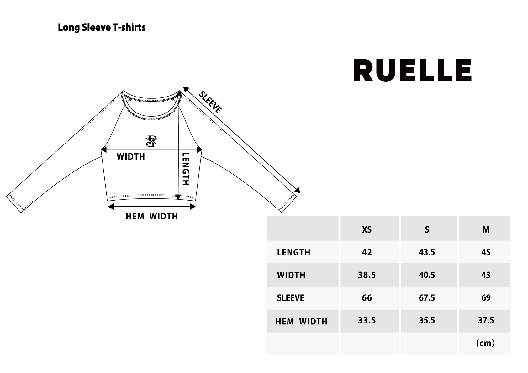 Slit Line Long Sleeve SIZE: XS, カラー: Black