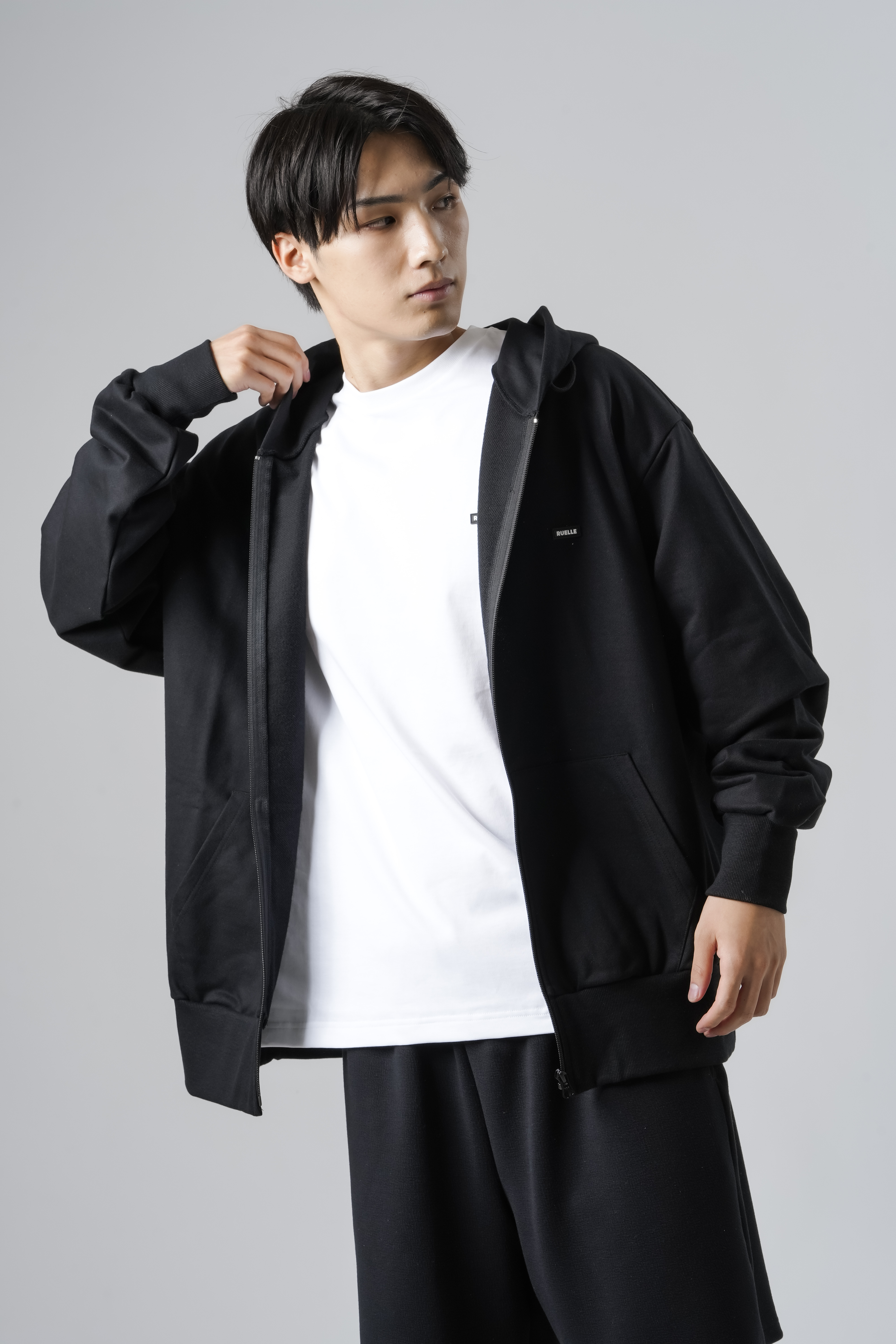 Zip up Hoodie 【POP UP 先行販売】 SIZE: M, カラー: Black