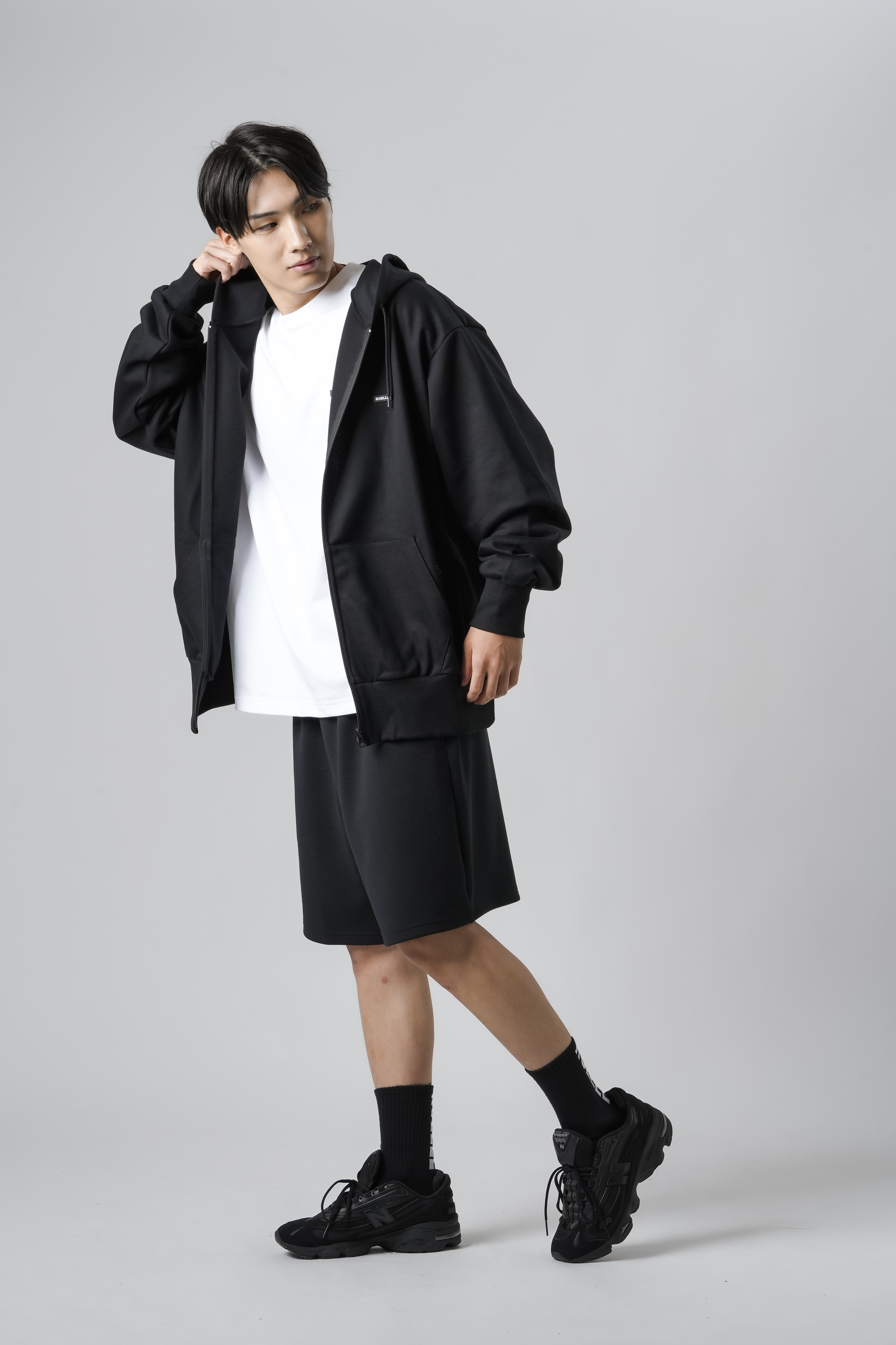 Zip up Hoodie 【POP UP 先行販売】 SIZE: M, カラー: Black