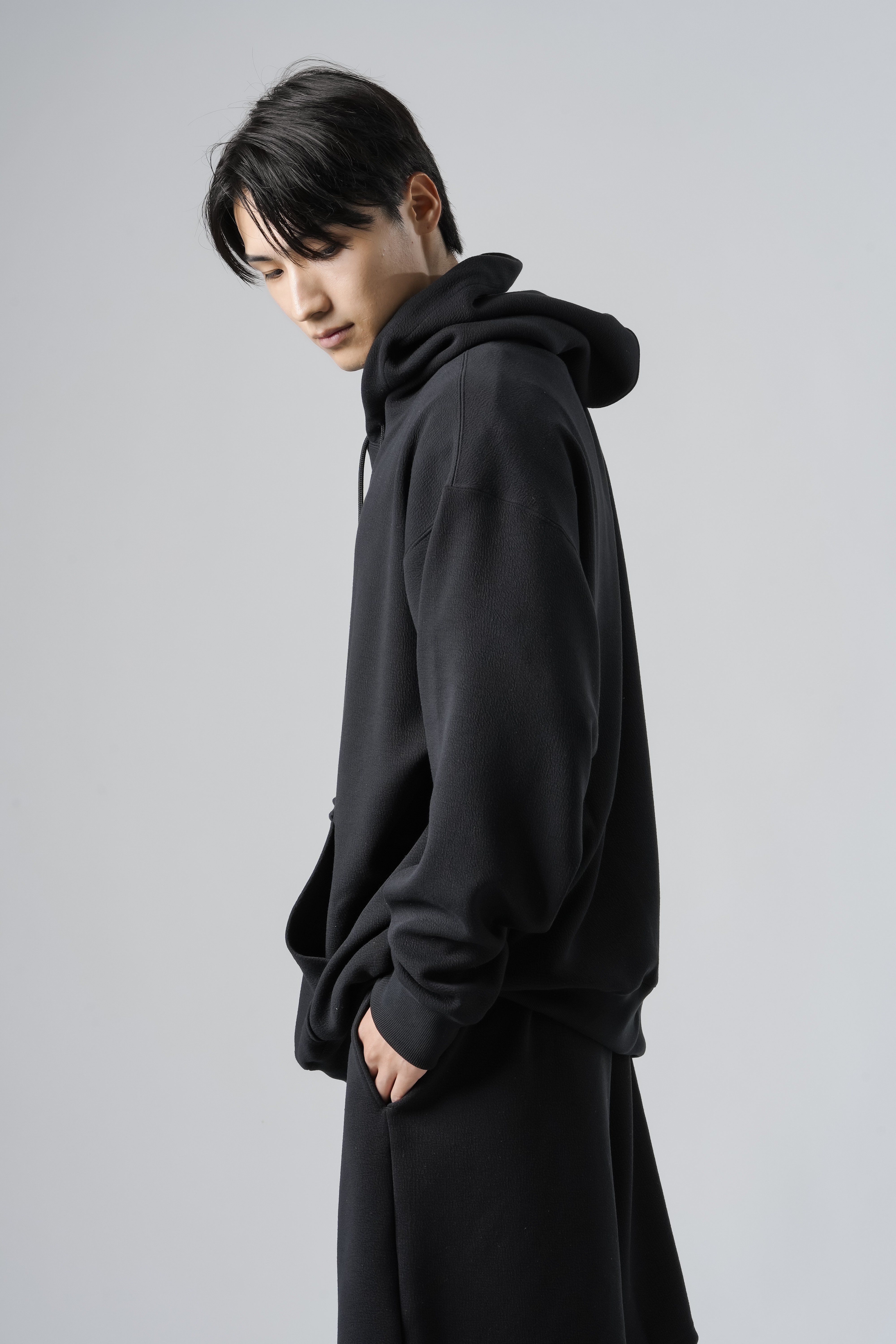 Structure Oversized Hoodie 【POP UP 先行販売】 SIZE: M, カラー: Black