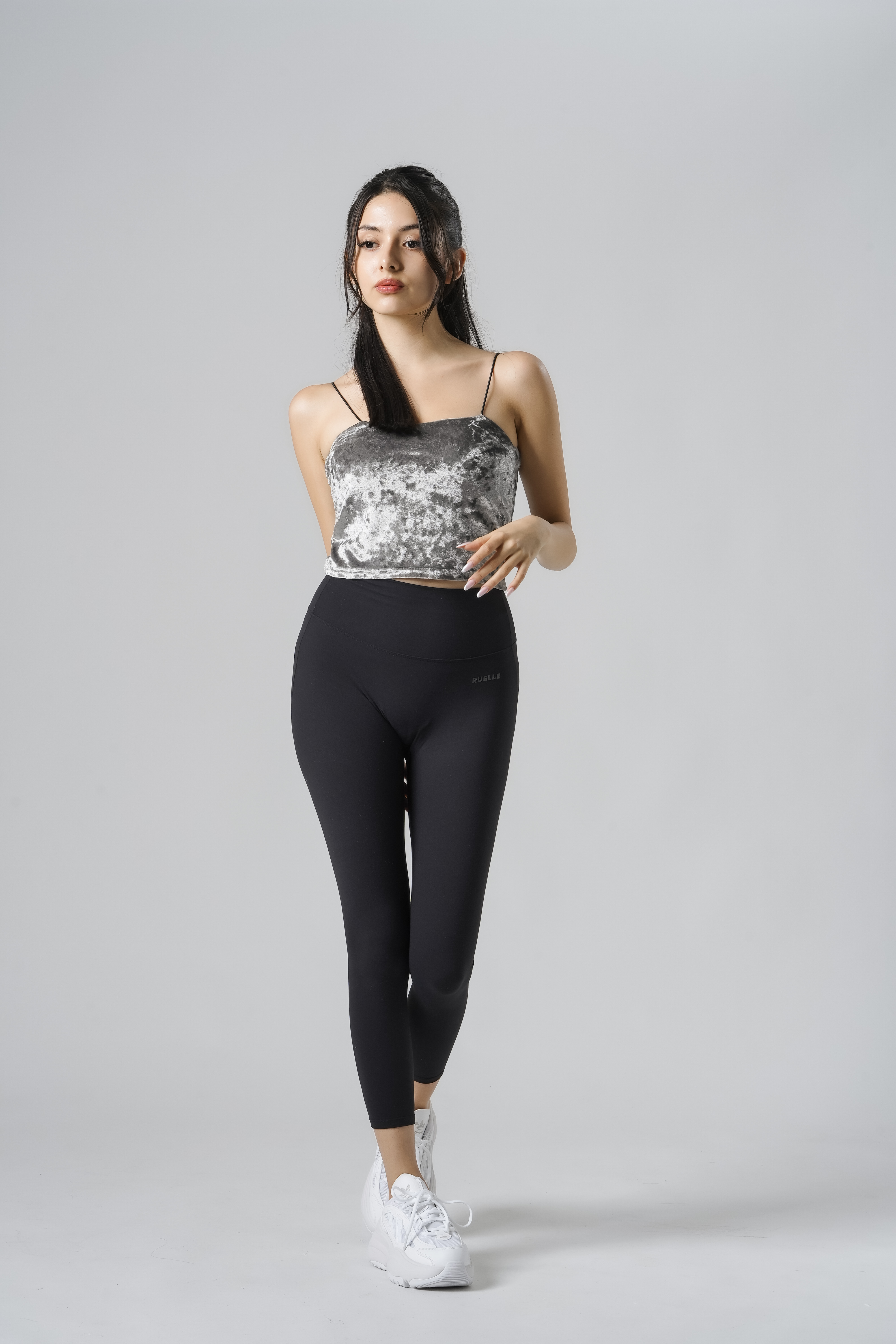 Velour Pad-In Camisole SIZE: XS, カラー: Silver