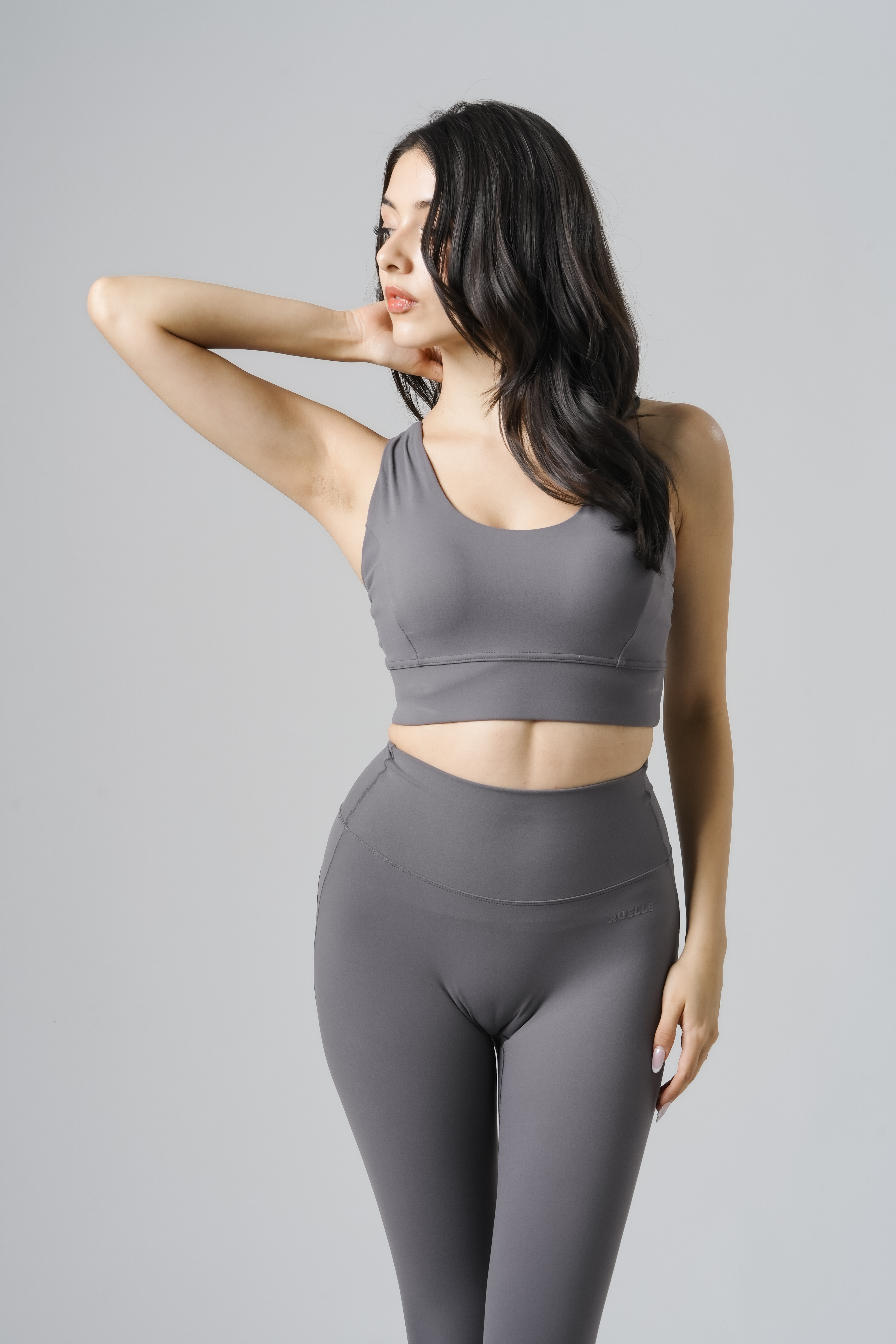 Aeral Back Cross Bra top SIZE: XS, カラー: gray