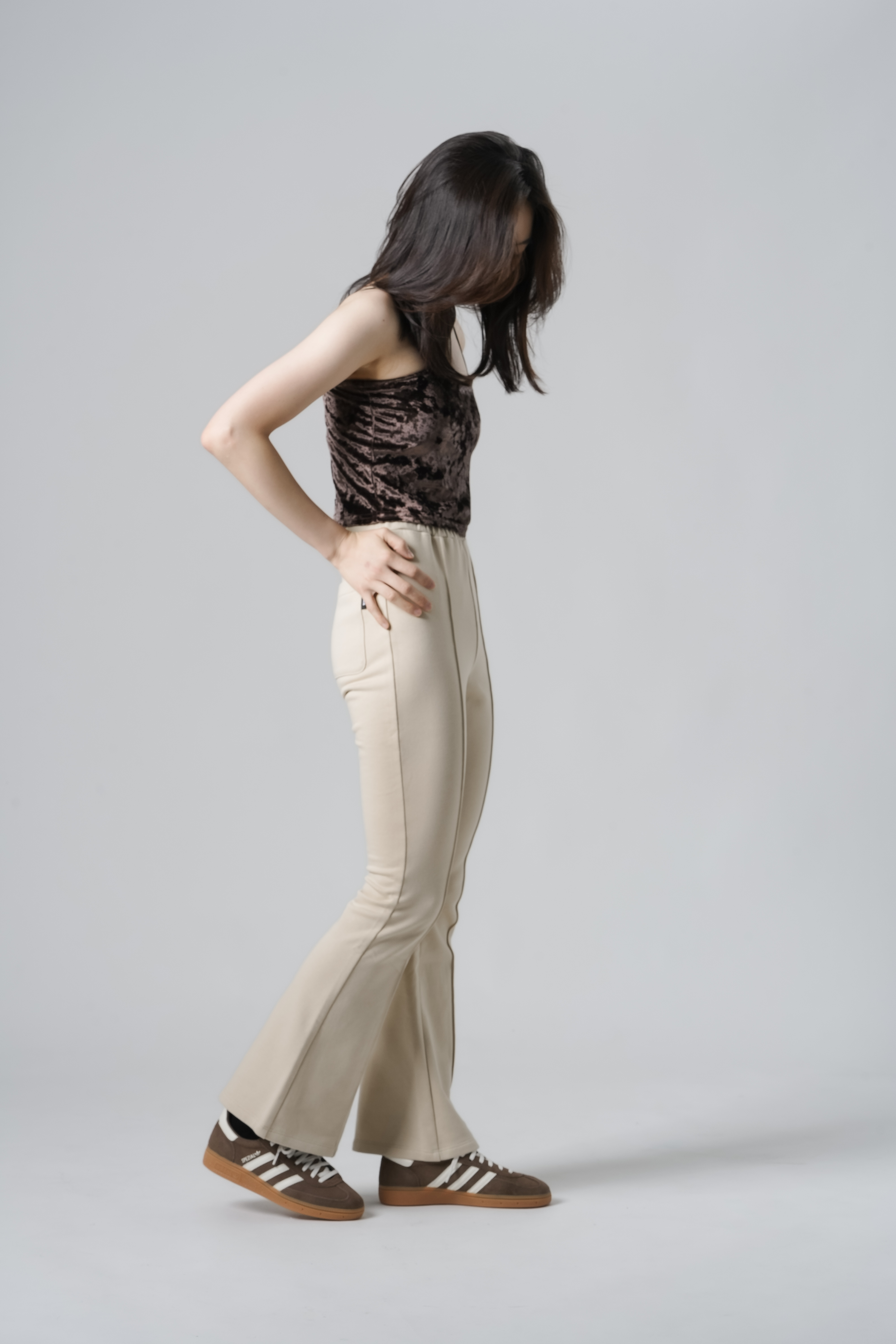 Flared Sweatpants SIZE: XS/S, カラー: Black