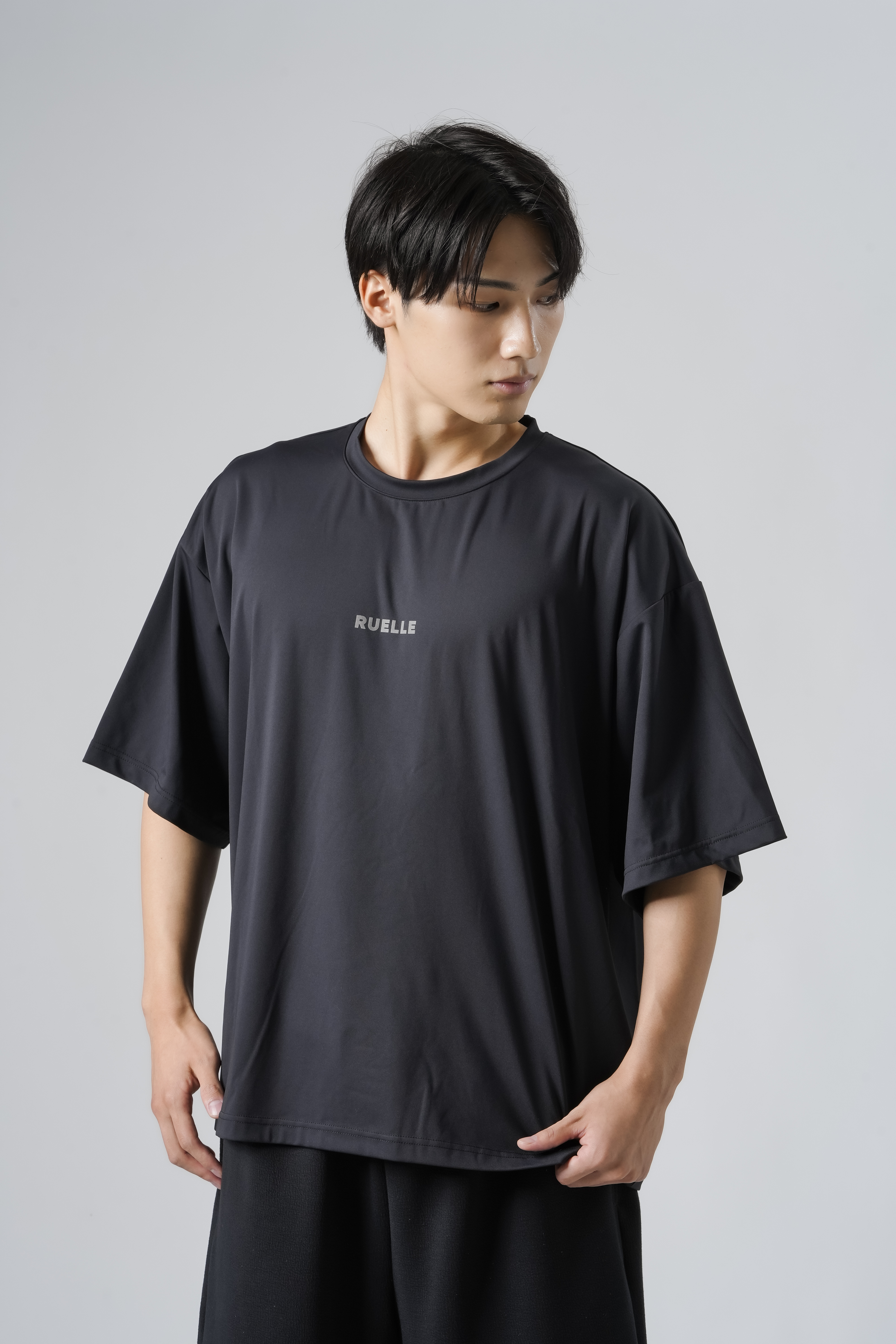 Performance Oversized Tee SIZE: M, カラー: Black