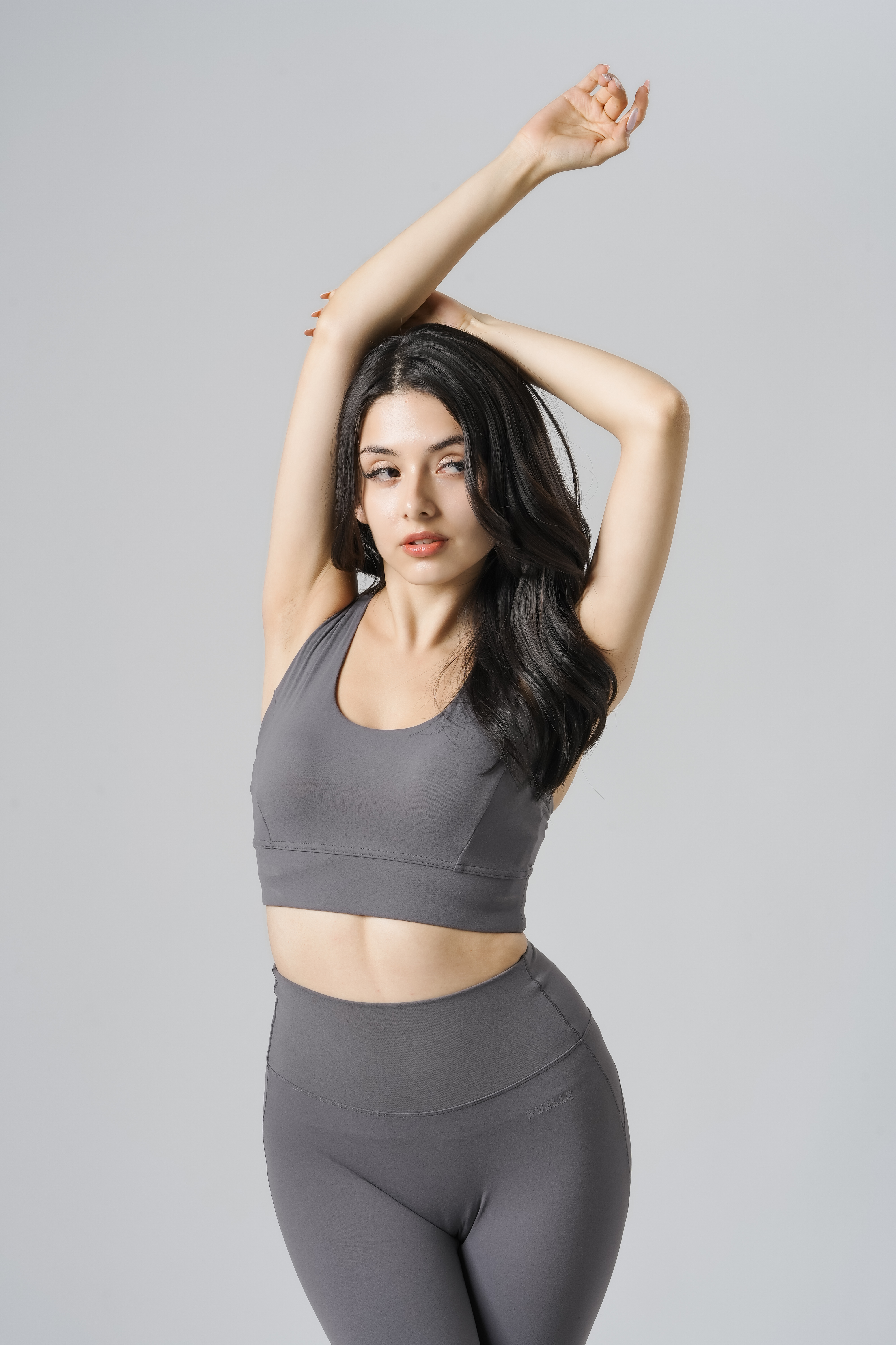 Aeral Back Cross Bra top SIZE: XS, カラー: gray