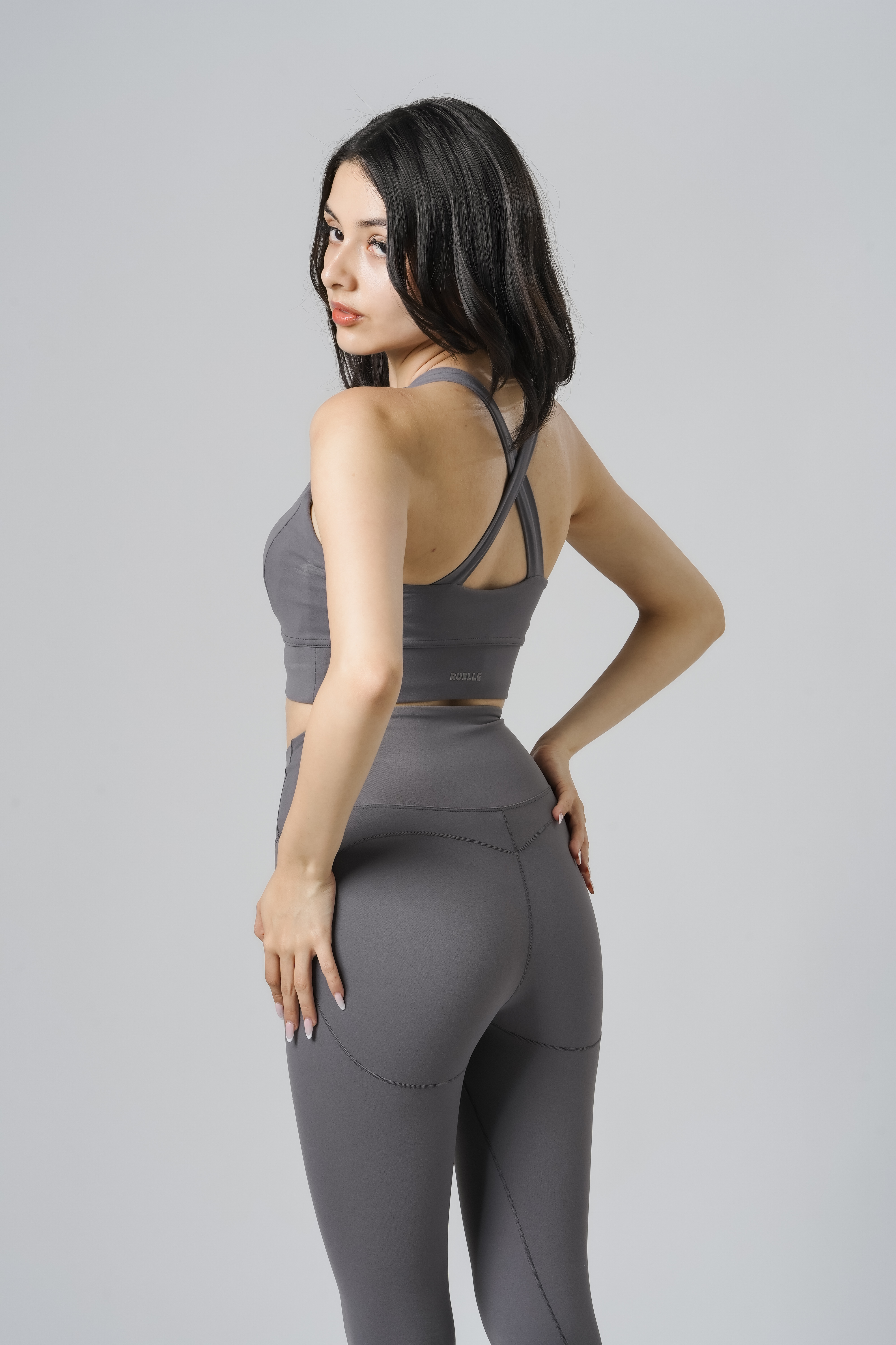 Aeral Leggings SIZE: XS, カラー: gray