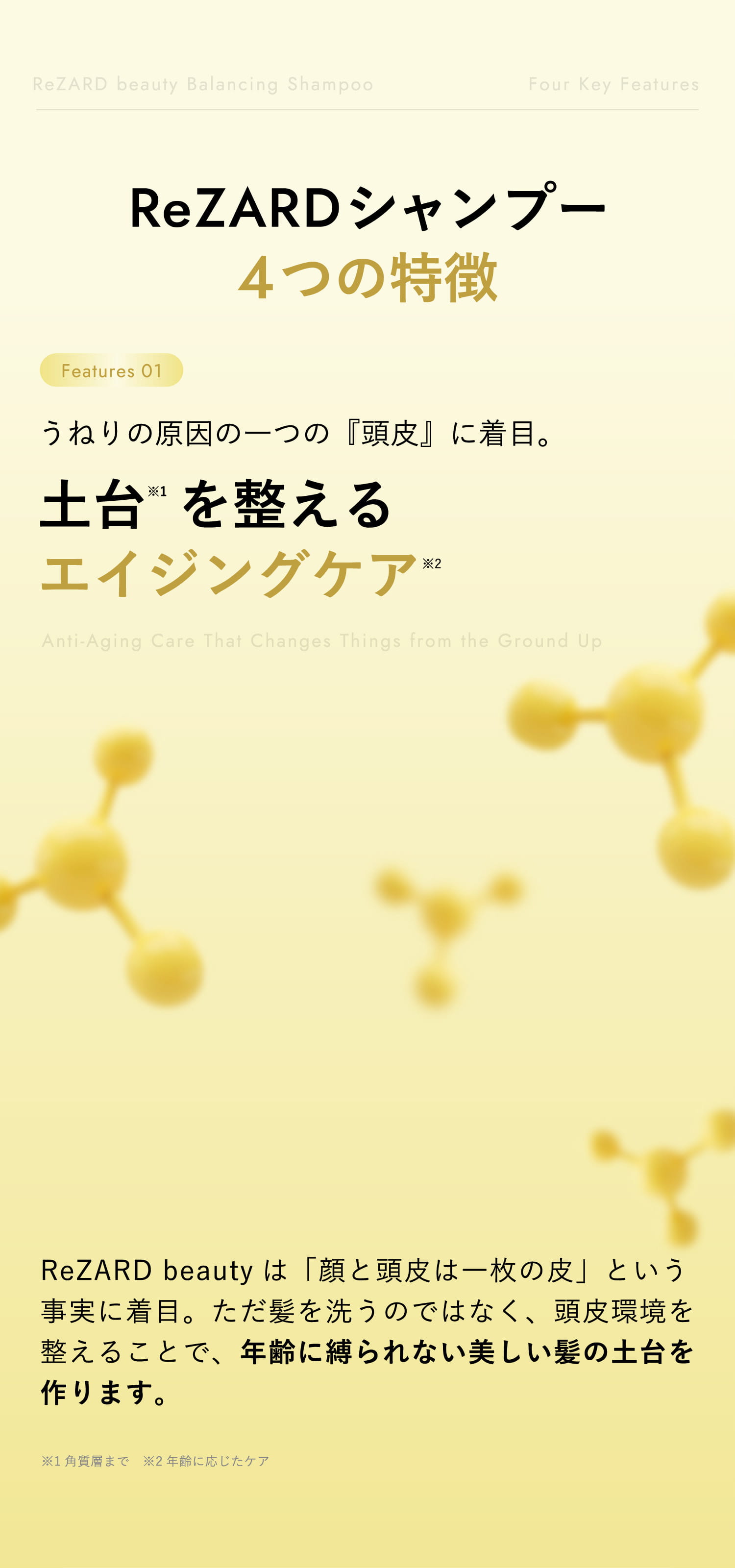 土台を整えるエイジングケア
