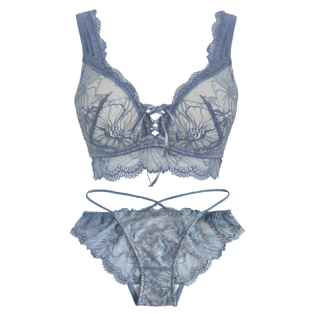 リライトブラショーツセット カラー: ネイビー, ブラサイズ: S, ショーツサイズ: ノーマルM