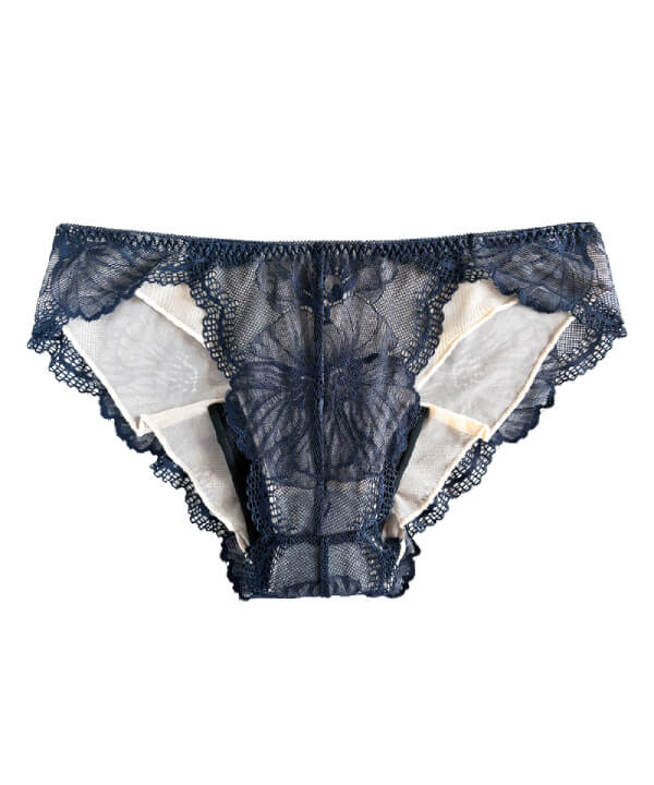 Re:Light sanitary カラー: ネイビー, サイズ: M, タイプ: 吸水ショーツ