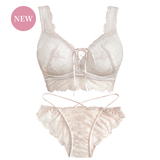 リライトブラ＆選べるショーツセット ヌーディーエクリュ