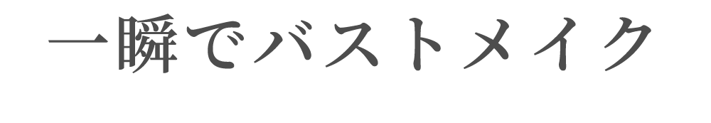リライトブラなら一瞬でバストメイク！